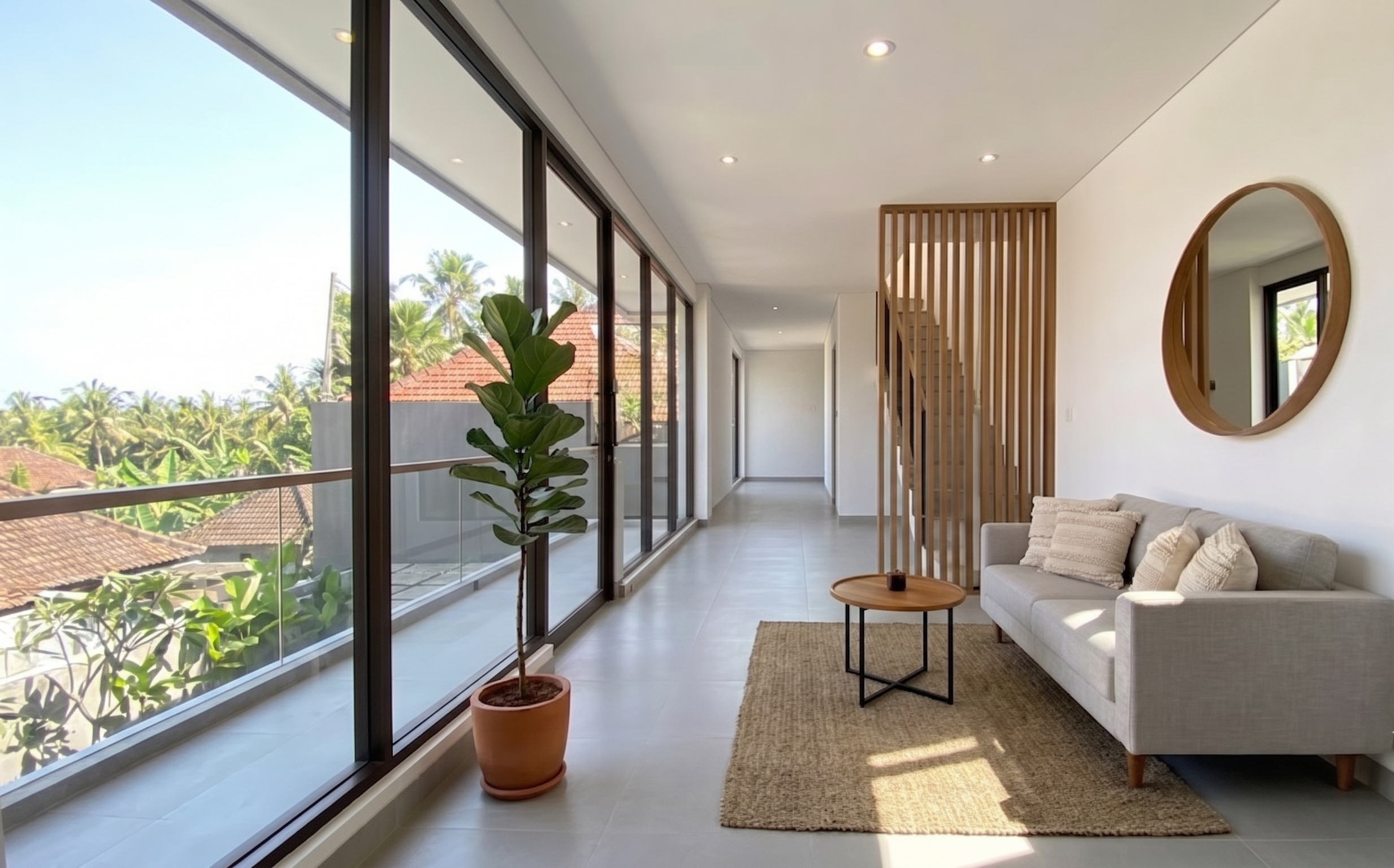 Bangun Rumah 2 Lantai Modern Tropis, Jakarta Barat