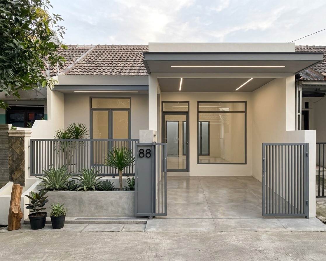 Bangun Rumah Minimalis 1 Lantai, Cileungsi Bogor