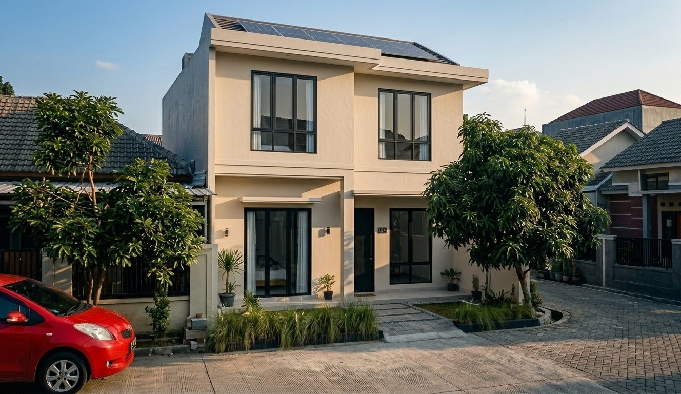 Bangun Rumah 2 Lantai Desain Premium, Bekasi